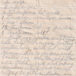 A handwritten recipe for a light, tender Milk Sponge Cake made with beaten eggs and hot milk, with your choice of vanilla or lemon for flavor—and it bakes in just 25 minutes.